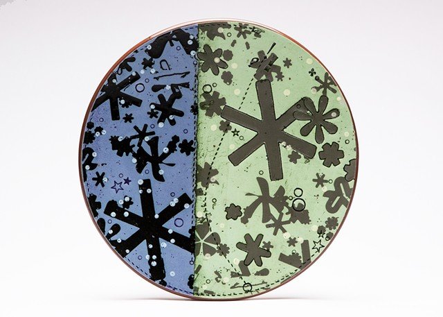 "Asterisk Dinner Plate" Burnett
