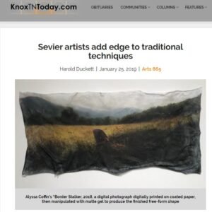 “Sevier artists add edge to traditional techniques” – 19th Sevier County Biennial review