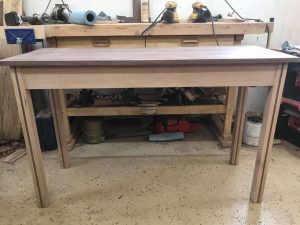 CRAFT AND CULTURE FELLOW PROJECT: JOHN POLLY CREATES A WALNUT ENTRY TABLE