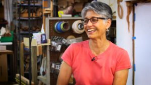 Arrowmont Connections: Sabiha Mujtaba reveals the process behind her optical furniture design