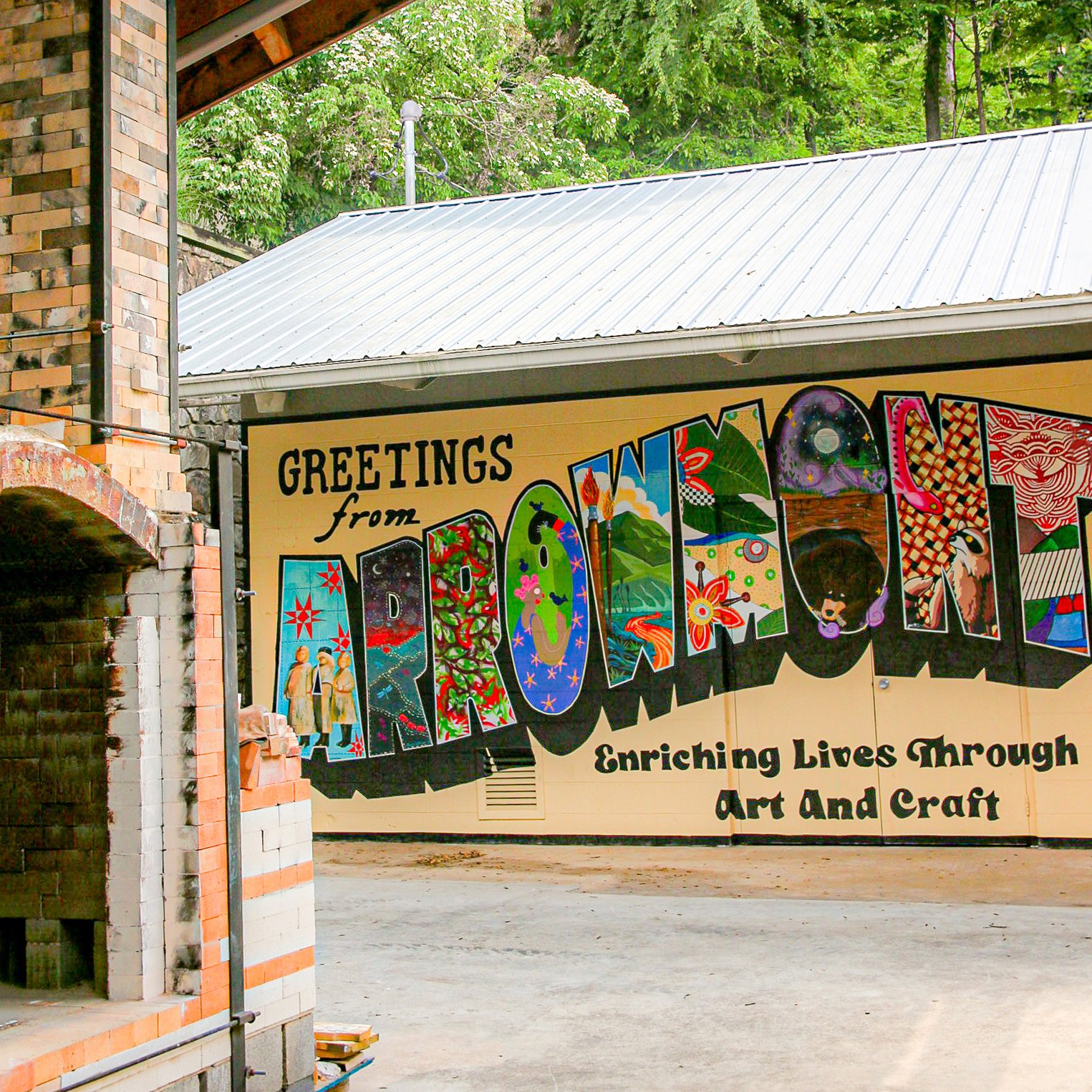 Greetings from Arrowmont Mural