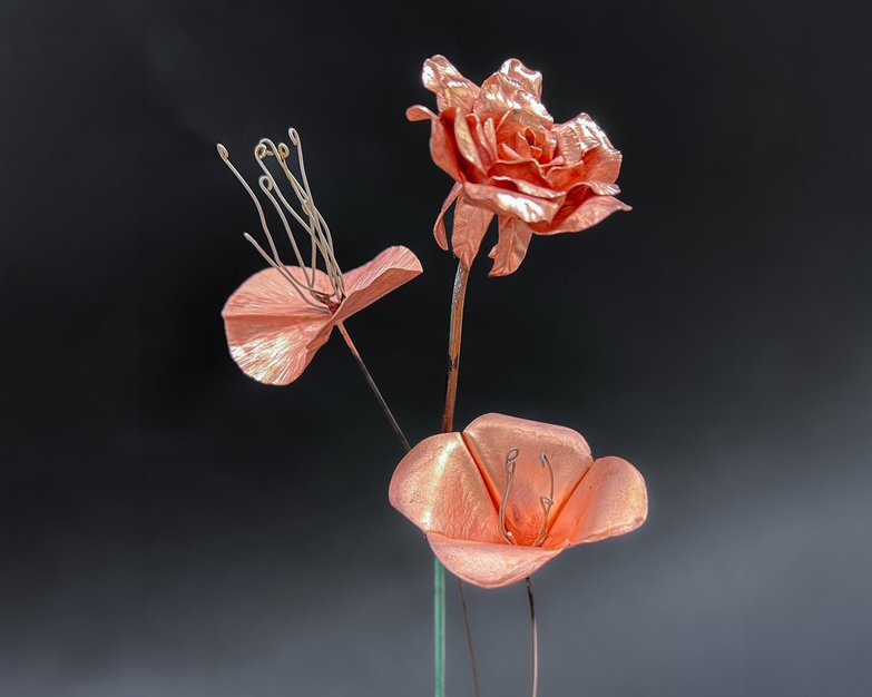 Copper Flowers